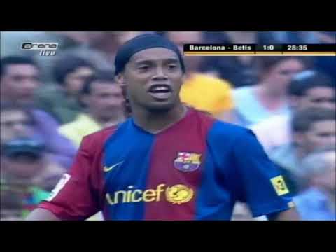 Ronaldinho vs Betis (13/05/2007)