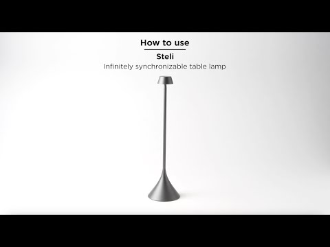 Lexon - How to use Steli lamp