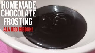 chocolate frosting with evaporated milk
