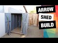 DIY Shed | Cheap Storage Shed Building | Arrow Yardsaver Shed Review