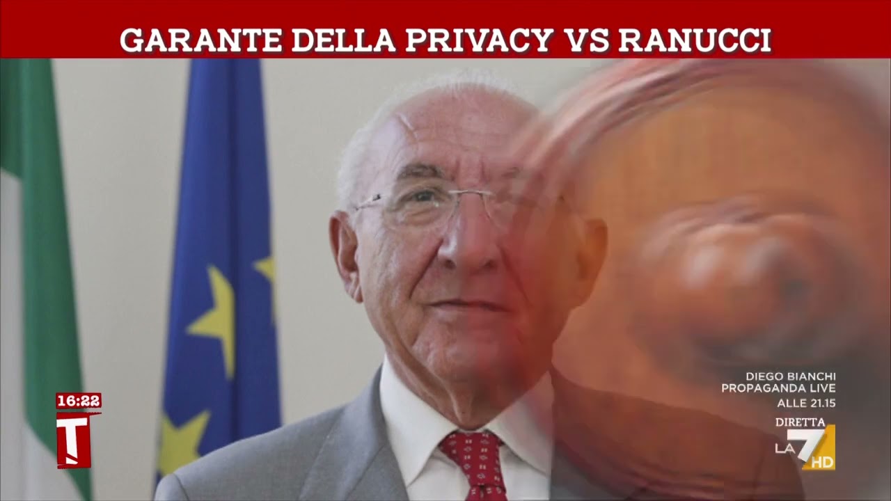 Garante della privacy vs Ranucci