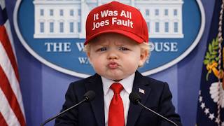 Baby Trump Holds Press Conference on Iran War and Rescued Pilots!
