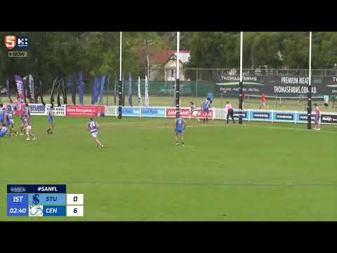 Rd 6 SANFL Snapshot - Central's Jarrod Schiller goals in heavy traffic