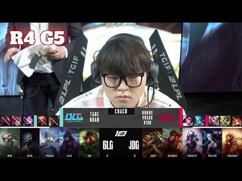 JDG vs BLG - Game 5 | Round 4 LPL Spring 2023 Playoffs | JD Gaming vs Bilibili Gaming G5