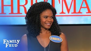 Kimberly Elise reveals her character in Almost Christmas! | Family Feud
