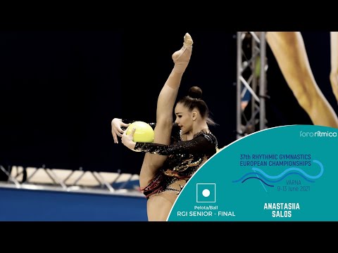 Anastasiia Salos (pelota / ball) - Final Individual European Championship Varna 2021