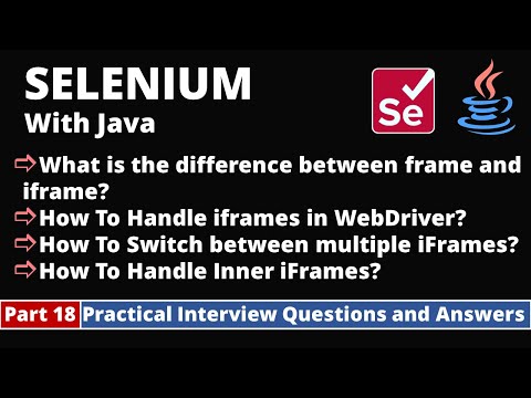 Part1 Selenium with Java Tutorial Practical Interview Questions and Answers Selenium WebDriver