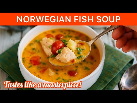 Easy Norwegian Fish Soup You Can Cook Tonight!