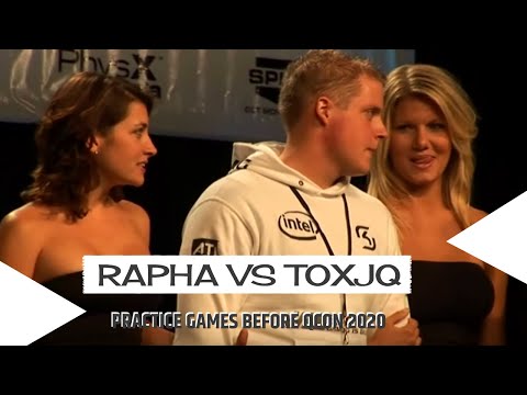 Rapha vs Toxjq practice games before Qcon 2020