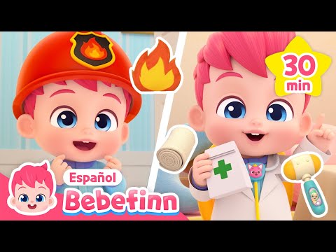 ¿Qué Quieres Ser de Mayor?🚒🚑 | Canciones de Trabajos | Canciones Infantiles | Bebefinn en español