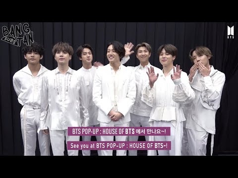 [ENG] 191018 BTS(방탄소년단) 2019 BTS POP-UP : HOUSE OF BTS Greeting Message