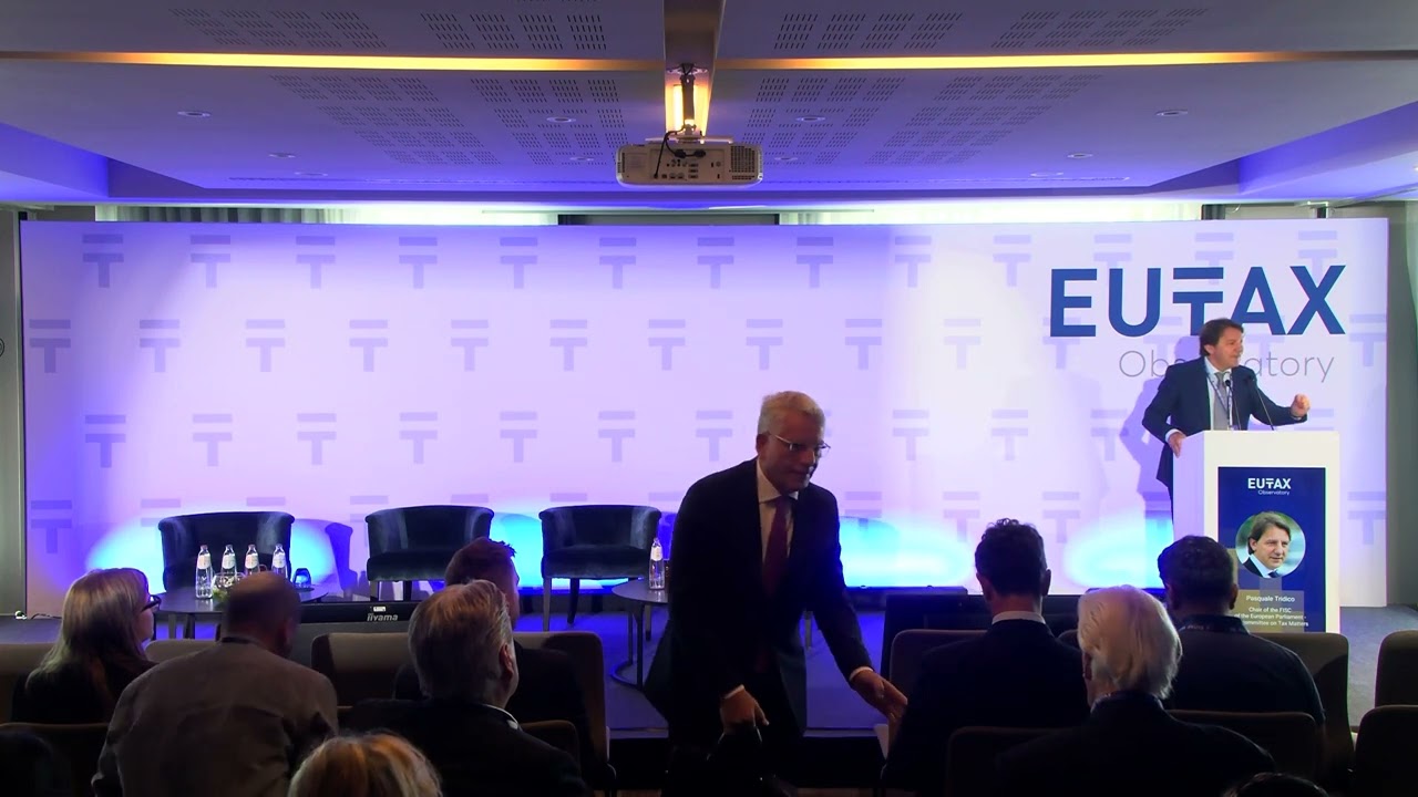 Opening Remarks by Pasquale Tridico, Chair, EP Subcommittee on Tax Matters; MEP, Italy