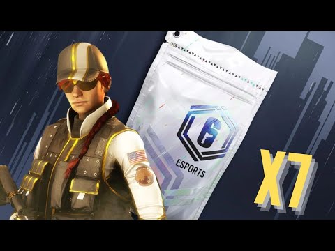 Pack Opening all 7 Siege Esport Pack -Six Invitational- |Rainbow Six Siege|