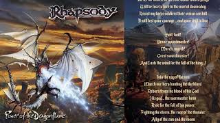 Rhapsody - March of the Swordmaster - Lyric Video