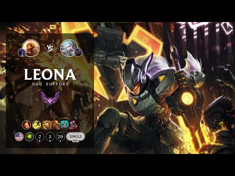 Leona Support vs Janna - NA Master Patch 12.17