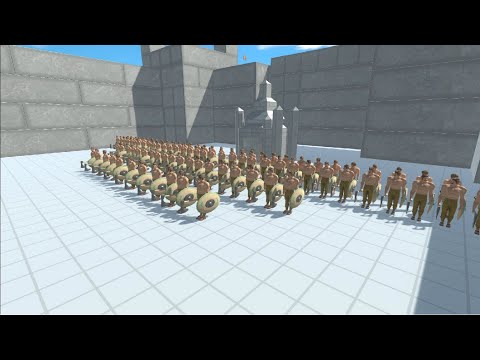 300 Skeleton Warrior from Dark Gate vs Ancient Warrior and Archer - Animal Revolt Battle Simulator