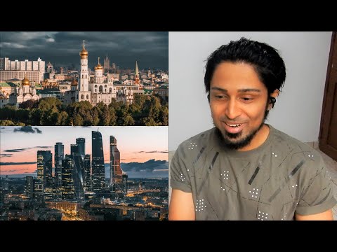 Moscow Russia Aerial Drone 5K Timelab.pro // Москва Россия Аэросъемка REACTION
