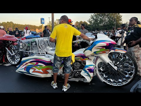 KINGZ OF THE SOUTH ANNIVERSARY BIKE NIGHT @ SUDO WAS SUPER LIT‼️ THE LADIES PULLED UP KILLING IT