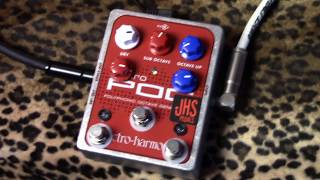Video thumbnail for JHS QUADRA POG mod on Electro Harmonix Micro Pog demo with Les Paul by gearmanndude