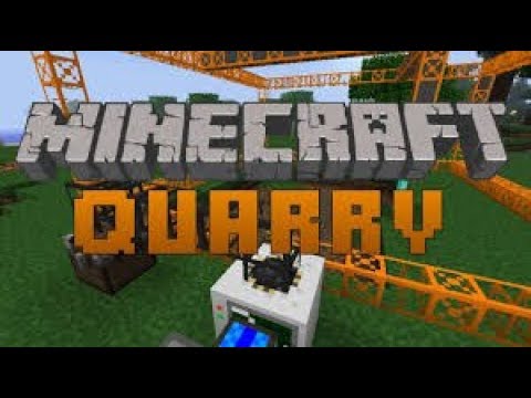 How to make a Quarry in minecraft using the buildcraft mod