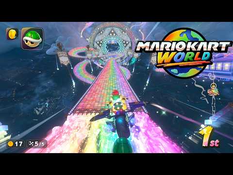 Rainbow Road - FINAL CUP In Mario Kart World!! (+ Ending Credits) - *Special Cup*