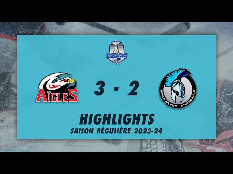 Aigles de Nice 3-2 Spartiates de Marseille - Highlights - Synerglace Ligue Magnus 2023/24