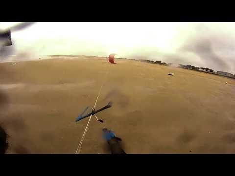 Décoller seul son kitesurf sans point d'attache