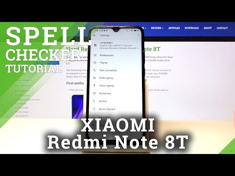 How to Activate Spell Checker on Xiaomi Redmi Note 8T - Typos Detecter