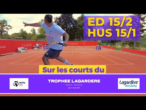 Sur les courts du Tournoi WTA du Trophé Lagardère - Tennis amateur 15/2  vs 15/1