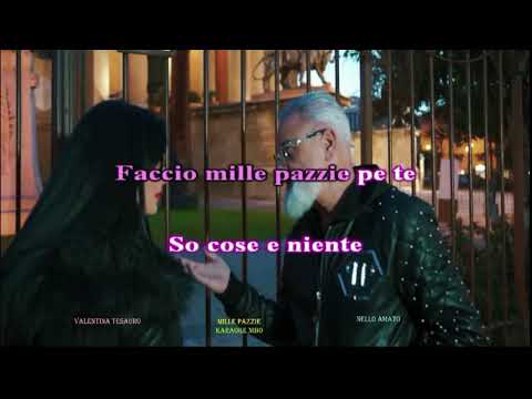 Valentina Tesauro ft Nello Amato - Mille Pazzie - karaoke nibo