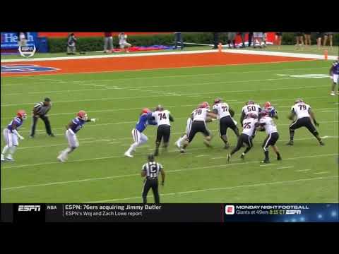 2018 USC vs Florida - AJ Turner 12 Yd Run