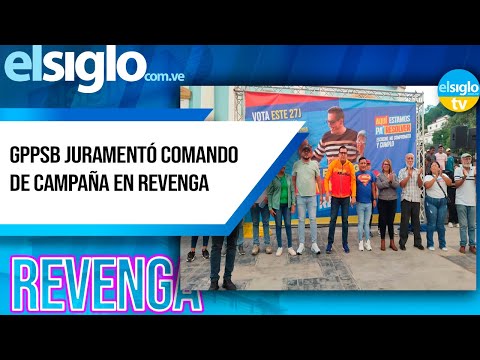 Gppsb juramentó comando de campaña en Revenga