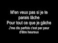 Paroles Je ne sais pas Florent Mothe 