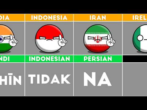 How to Say "NO" in Different Languages #countryballs