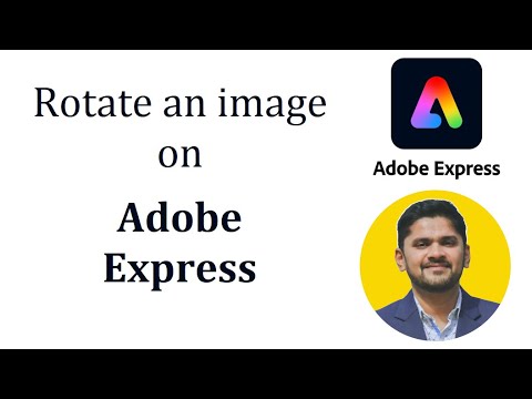 How to Rotate an image with Adobe Express | Adobe Express Tutorial | Amit Thinks
