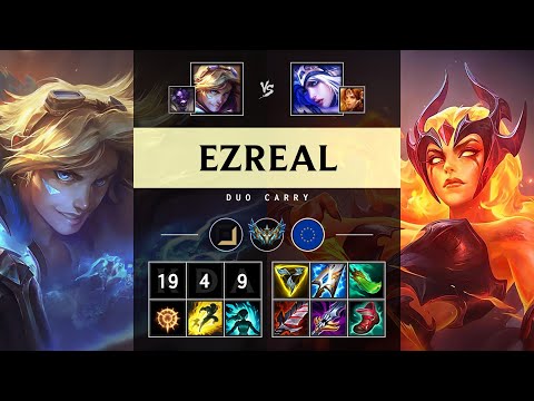Ezreal ADC vs Ashe: ULTRA CARRY - EUW Challenger Patch 14.16