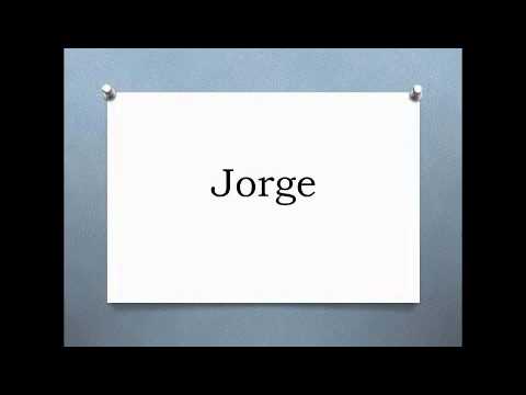 Pronunciation of Some Spanish Names
