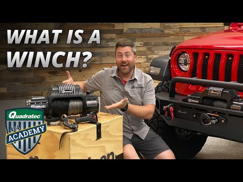 Winches Explained: What is a Winch & What can it do? - Quadratec Academy