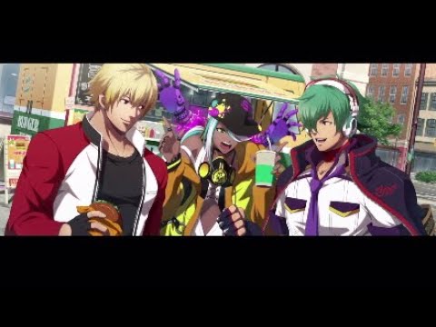 KOF XV Rock Howard Special Round Win/Match Win Animations AND Secret Team Ending! Team Rookies!!