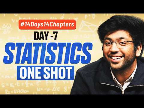 Class 10th Statistics One Shot 🔥 | Class 10 Maths Ch 13 | #14Days14Chapters