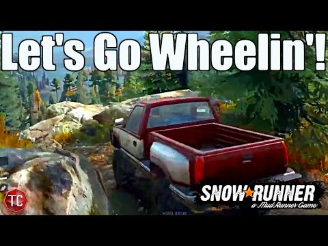 SnowRunner: The Little Chevy K1500 Goes Wheelin' and Exploring! Smithville Dam Gameplay