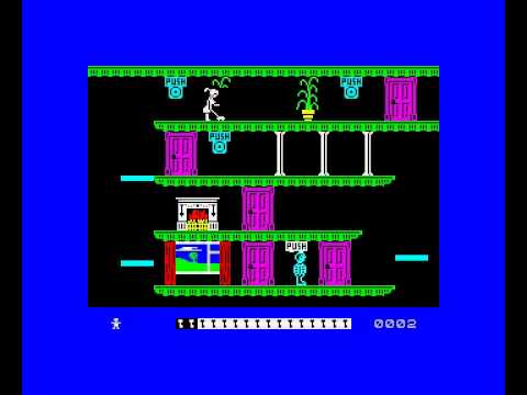 ZX Spectrum 'Moonlight Madness' (Game Play) [Bubble Bus Software - 1986]