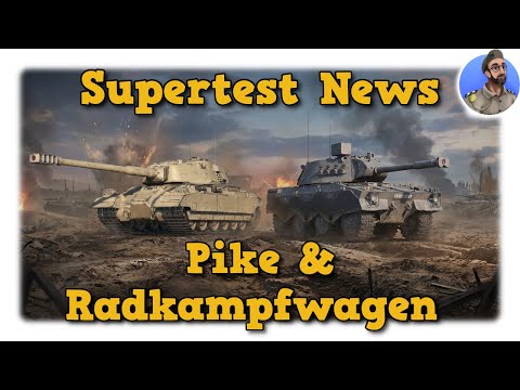 Pike & Wheeled Combat Vehicle - UK Heavy & first German Wheeled Armored Vehicle - World of Tanks ...