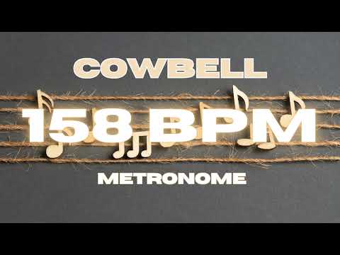 158 BPM - Cowbell Metronome