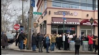 Gun violence protest outside Rep. Donovan's office