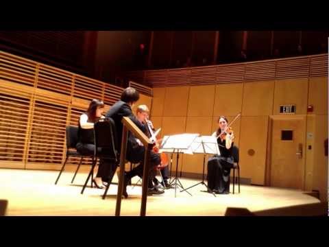 Larchmere String Quartet 3-30-13 Bowdoin College Brunswick Maine