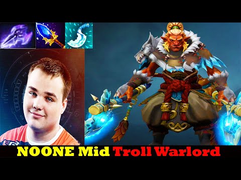 No[o]ne Mid Troll Warlord Against New Hero Hookwink Pro Players Gameplay GG DotA