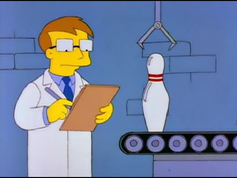 The Simpsons S06E13 - Und Maggie macht drei - Genau so werden Kegel hergestellt :D [Deutsch/German]