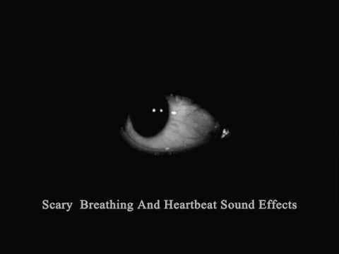 Scary Breathing And Heartbeat Sound Effects / Hombre aterrado, respiración - efecto de sonido