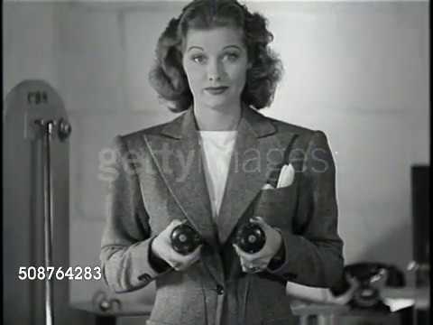 Lucille Ball Demonstrates Sonovox Talkbox